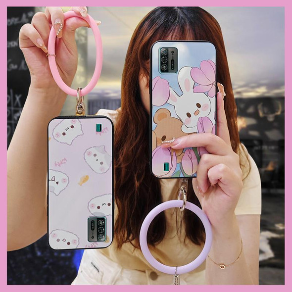 heat dissipation funny Phone Case For ZTE Blade A52 Lite Anti-knock Dirt-resistant youth solid color