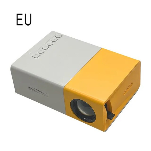 480x272 Pixel Mini LED Projector Supports YG300 Pro 1080P Compatible USB Audio Multi Interface Portable Multimedia Video Player