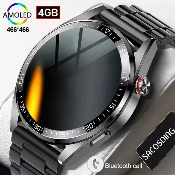 Watches 4G RAM 466*466 Screen SmartWatch Men Always Display The Time Bluetooth Call Local Music Smartwatch For Android ios Clock Watches 4G RAM 466*466 Screen SmartWatch Men Always Display The Time Bluetooth Call Local Music Smartwatch For Android ios Clock