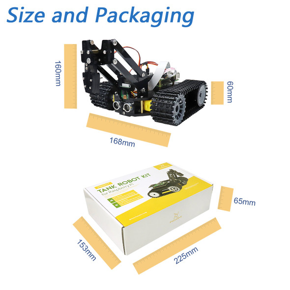 Freenove Tank Robot Kit for Raspberry Pi 4