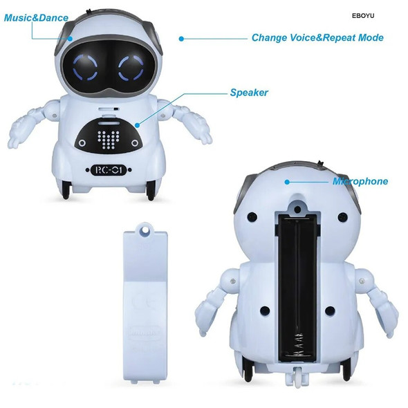 Children's Robot Can talk Interactive Dialogue Voice Recognition Recording Singing And Dancing Storytelling Mini Smart Robot toy
