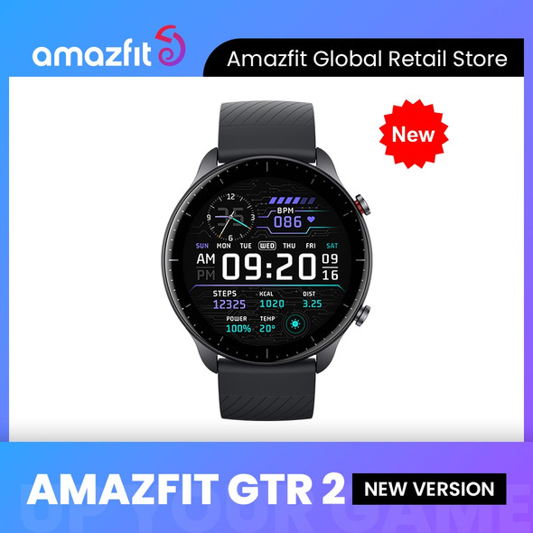 Amazfit GTR 2 New Version Smartwatch Alexa Built-in Curved Bezel-less Design Ultra-long Battery Life Smart Watch