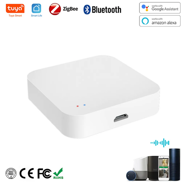 Tuya Zigbee 3.0 Gateway HUB Wireless Smart Home Bridge Smart Life Remote Control Zigbee Protocol Works With Alexa Google Home Tuya Zigbee 3.0 Gateway HUB Wireless Smart Home Bridge Smart Life Remote Control Zigbee Protocol Works With Alexa Google Home