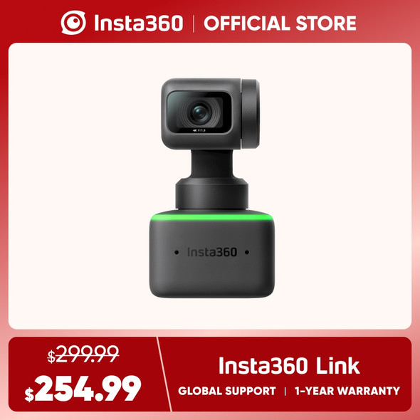 Insta360 Link - 4K Webcam with Specialized Modes