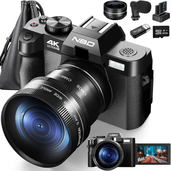 G-Anica ,Digital Camera for Photography and Video, 4K 48MP Vlogging Camera for with 180° Flip Screen,16X Digital Zoom G-Anica ,Digital Camera for Photography and Video, 4K 48MP Vlogging Camera for with 180° Flip Screen,16X Digital Zoom
