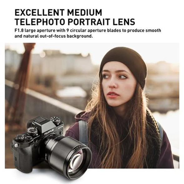 VILTROX 85mm F1.8 Full frame Lens Auto Focus Portrait Prime lens for Nikon Z mount Fuji X mount Sony E mount Camera Lens Mark II