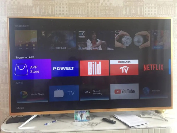 lcd monitor 4k android OS 7.1.1 tv with RAM1.5GB ROM 8GB SMART LED wifi television TV