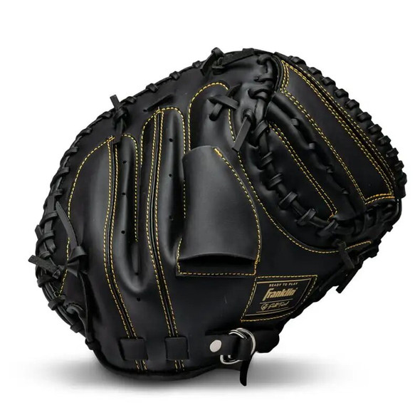 Baseball Catcher's Mitt - Field Master Youth Baseball + Softball Glove - Righty Catcher Mitt - Right Hand Throw - 31.5" Half-Mo