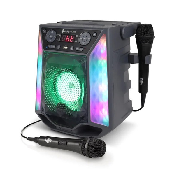 Adult Karaoke Machines Singing Machine Shine Duets with Voice Assistant Bluetooth Stand Alone Karaoke Machine