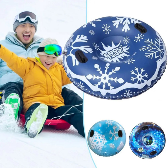 Wide Use Ski Circle Wear-resistant Large Size Super Large Inflatable Tube Sled Sports Accessory Inflatable Snow Sled for Adult