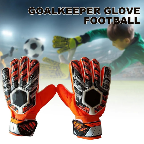 Professional Goalkeeper Gloves Men Women Adults Kid Football Soccer Goalie Gloves Non-slip Thicken Latex Glove Finger Save Guard