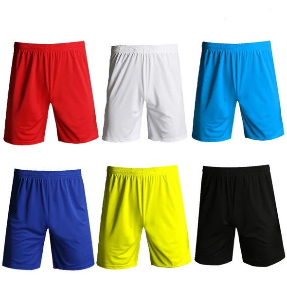 Solid Football Training Shorts Mens Summer Bottoms Running Basketball Soccer Shorts Kids Boys Tennis Badminton Sports Shorts