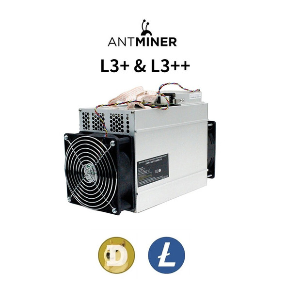 Used/Refurbished Bitmain Antminer l3 +/++ Dogecoin Litecoin Miner Cryptocurrency Mining Machine 504 / 580 MH/S Crypto Asic Miner