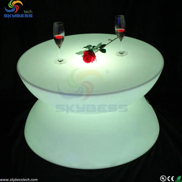 LED Table Lighting, Illuminated Bar Tables,RGB LED Bar Table SK-LF16 (D80*H44cm) free shipping 1pc
