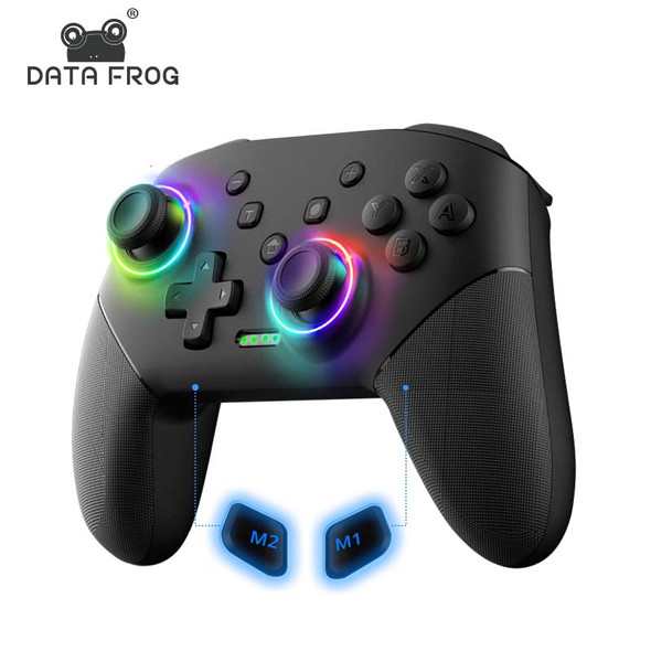 Wireless Controller For Nintendo Switch OLED Console Pro Gamepad with 600Mah Rechargeable Battery Programmable Turbo Function