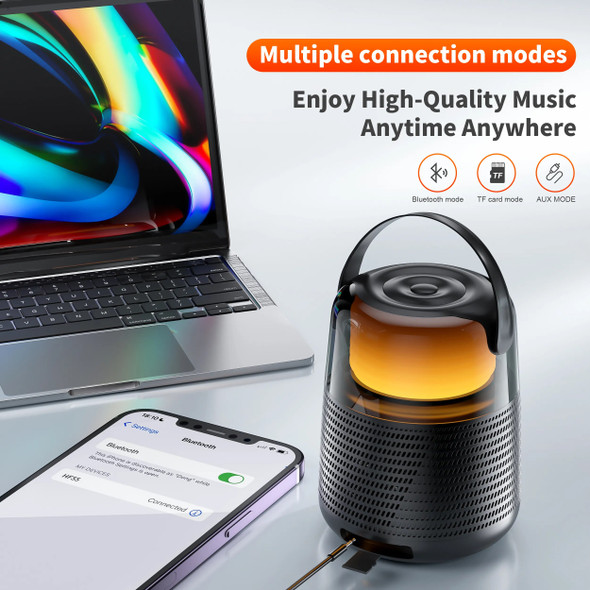 QERE HF55 Bluetooth Speaker with Hi-Res 20W Audio,Wireless HiFi Portable Speaker IPX5 Waterproof,Multiple connection modes, QERE HF55 Bluetooth Speaker with Hi-Res 20W Audio,Wireless HiFi Portable Speaker IPX5 Waterproof,Multiple connection modes,