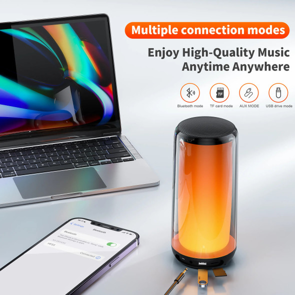 QERE Bluetooth Speaker with Hi-Res 10W Audio,Wireless HiFi Portable Speaker IPX5 Waterproof,Outdoor Multiple connection modes, QERE Bluetooth Speaker with Hi-Res 10W Audio,Wireless HiFi Portable Speaker IPX5 Waterproof,Outdoor Multiple connection modes,