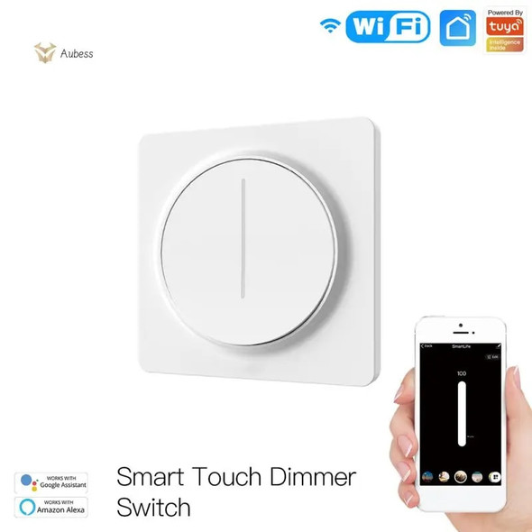 Poor Handwriting Wall Touch Switch Intelligent Touch Lamp Dimmer Switch Tuya Smart Home Touch Dimming Switch 100-240v New Wifi