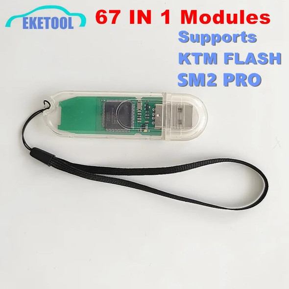Professional Programmer USB Dongle 67 Modules FLASH USB Dongle Chip Tool Compatible KTM FLASH/SM2 PRO