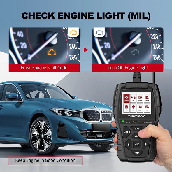 THINKCAR THINKOBD 500 Car Diagnostic Tools for Auto Obd2 Scanner Automotive Obd 2 Version Diagnosis Lifetime Free Update THINKCAR THINKOBD 500 Car Diagnostic Tools for Auto Obd2 Scanner Automotive Obd 2 Version Diagnosis Lifetime Free Update