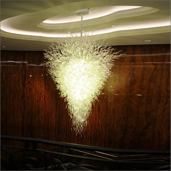 Free Shipping 100% Mouth Blown Borosilicate Pendant Lamps Ceiling Decoration Fashion Multi Color Murano Glass Large Chandelier