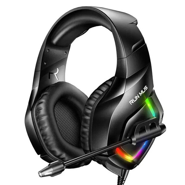RGB Wired Gaming Headphones 3.5mm Plug Gamer Headset with 7.1 Surround Sound for PC Computer Laptop PS4 PS5 XBox Switch
