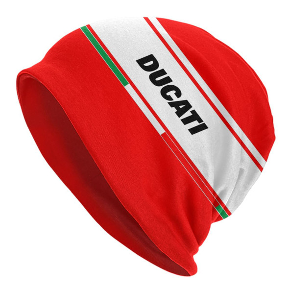 Ducati Italy Bonnet Hats Hip Hop Knit Hat For Men Women Autumn Winter Warm Motorcycle Skullies Beanies Caps