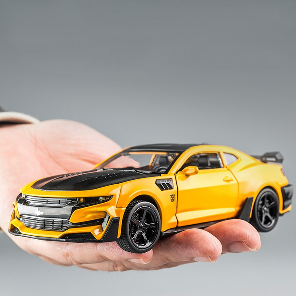 1:32 Alloy Diecast Car Model Chevrolet Camaro Pull Back Sound Light Kids Toy Car Collection For Children's Gifts