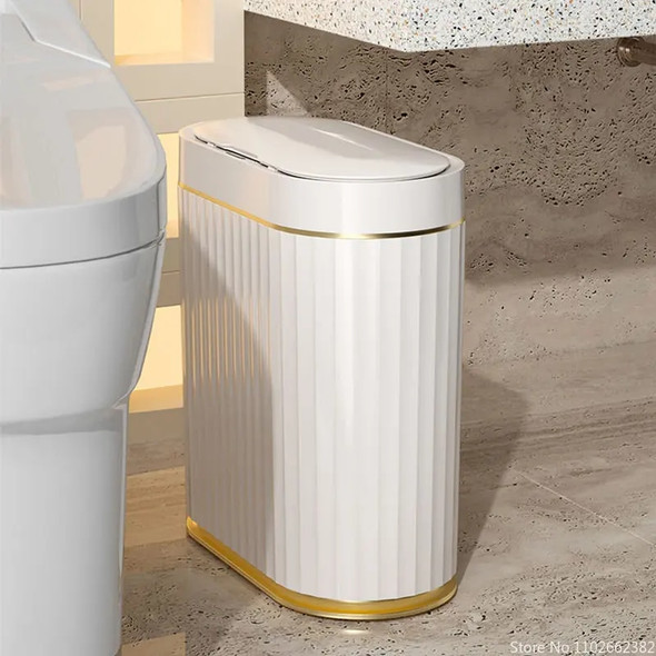 7L/9L Smart Trash Can Electronic Automatic Smart Sensor Garbage Bin Household Toilet Waste Garbage Can for Kitchen Bathroom