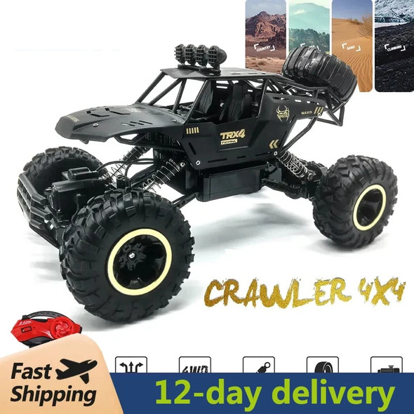 NEW 1:12 / 1:16 4WD RC Car With Led Lights 2.4G Radio Remote Control Cars Buggy Off-Road Control Trucks Boys Toys For Children