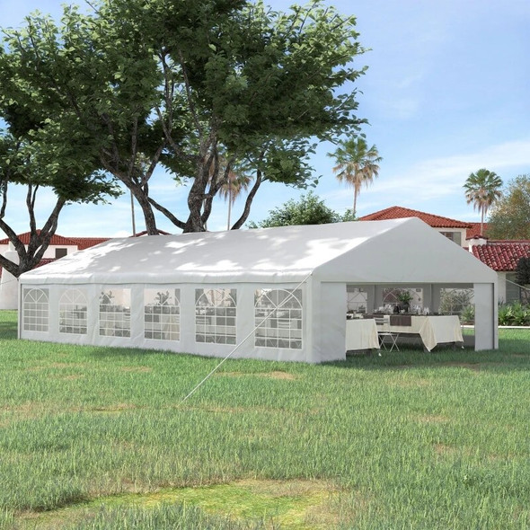 23' x 39' Party Tent & Carport,Easy to assemble,Large Outdoor Canopy Tent with Removable Sidewalls, For outdoor backyard gardens