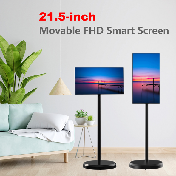 21.5 Inch Android Touch Screen TV with Stand Vertical Live Streaming Machine Eye Care IPS Display Wifi Smart Tablet Large Size