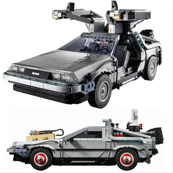 DeLorean DMC-12 Back to the Future Time Machine Compatible 10300 Concept Cars Building Blocks Toy Bricks Christmas Boy Gifts