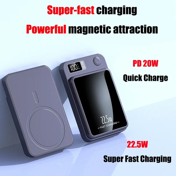 Xiaomi Mijia 30000mAh Magnetic Qi Wireless Charger Power Bank 22.5W Mini Powerbank For iPhone Samsung Huawei Fast Charging Xiaomi Mijia 30000mAh Magnetic Qi Wireless Charger Power Bank 22.5W Mini Powerbank For iPhone Samsung Huawei Fast Charging