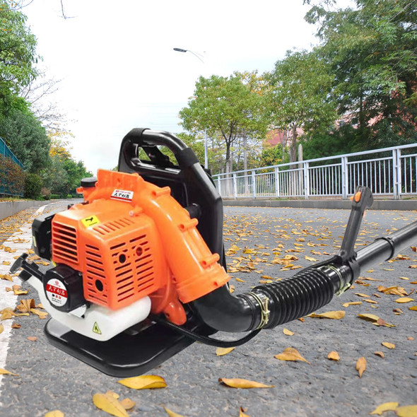 42.7CC Back Pack Blower Two-stroke Engine Gas Powered Leaf Blower with Silencers