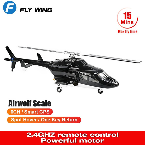 FLYWING Airwolf Scale Helicopter 6CH Smart GPS Remote Control Aircraft RTF/PNP FLYWING Airwolf Scale Helicopter 6CH Smart GPS Remote Control Aircraft RTF/PNP