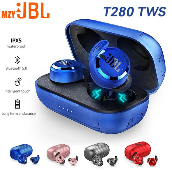 New MZYJBL T280 True Wireles Original Bluetooth Headphones Wireless Earphones W300 Sports In-Ear Earbuds TWS In Ear Headset