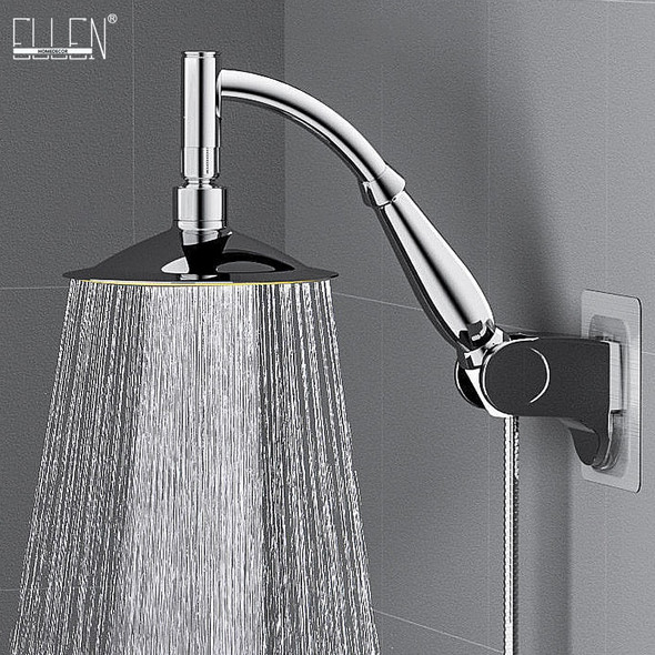 Bathroom 6 ”8 inch shower head ABS Chrome shower head water saving bathroom rain spa square handheld ELA087