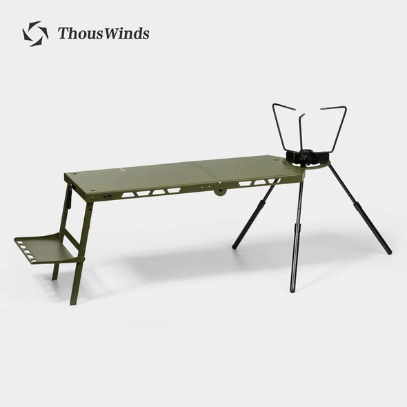 Thous Winds Solo Camping Aluminum Folding Table Lightweight Hiking Camp Stove Table Fishing Picnic Outdoor Ultra Light Tables