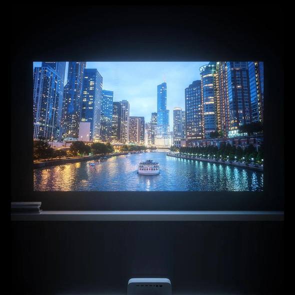 Global Version Xiaomi Smart Projector 2 Pro 1300 ANSI Lumens Zoom Lens Side Projection Four-Way Keystone Correction Auto Focus