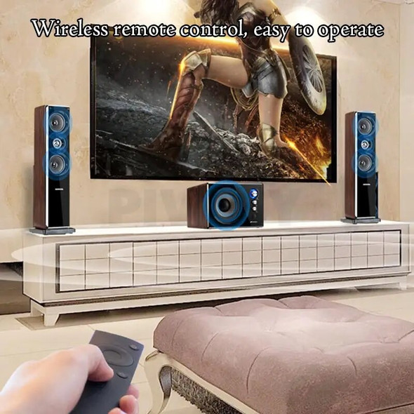 6.5 Inch High Power Bluetooth Speaker Three-Way Stereo Sound Subwoofer Speaker 2.1 Home Theater System Audio Set 30W Sound Box 6.5 Inch High Power Bluetooth Speaker Three-Way Stereo Sound Subwoofer Speaker 2.1 Home Theater System Audio Set 30W Sound Box