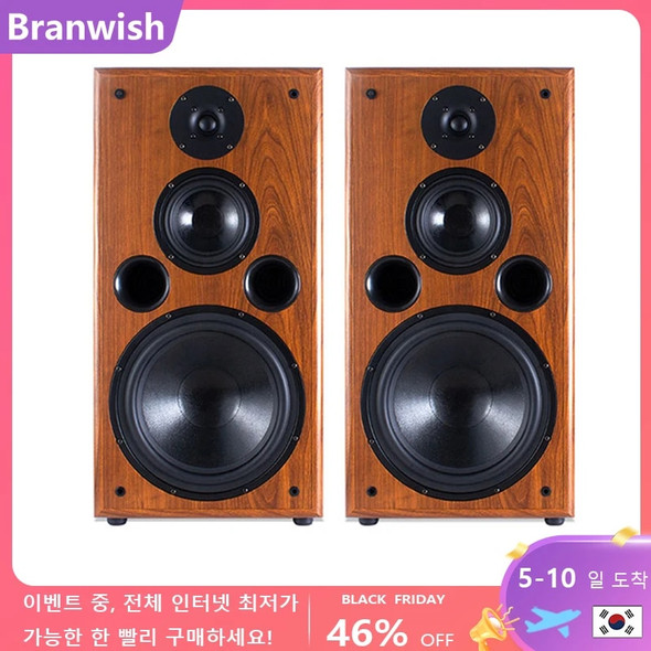 10 Inch 200W 8Ohm High School Low Speaker Bass Silk Film Tweeter F109 hifi Bookshelf Speaker Passive Monitor Fever Sound Box 1Pc