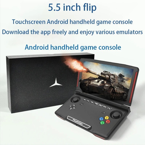 X18 Handheld Game Console, Android System, 5.5 Inch HD Screen, Dual Joystick Flip Top Game Console Video Player PSP Arcade X18 Handheld Game Console, Android System, 5.5 Inch HD Screen, Dual Joystick Flip Top Game Console Video Player PSP Arcade