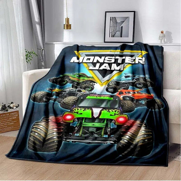 Monster Jam Grave Digger Truck Hot Wheels Sofa Blanket Lightweight Warm Insulation Blanket Bed Office Car knee padsThrow Blanket Monster Jam Grave Digger Truck Hot Wheels Sofa Blanket Lightweight Warm Insulation Blanket Bed Office Car knee padsThrow Blanket