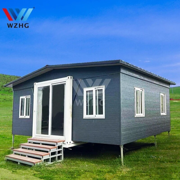 China Manufacturer 2 Storey 2 Bedroom Mansion Winter Camping Tiny Container Houses For Vacation Rental Place Comoros