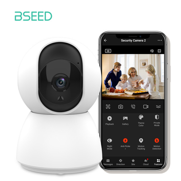 Bseed 3MP IP Camera 1080P Tuya Smart Home WiFi Indoor Wireless Security CCTV Surveillance Camera With Auto Tracking Pet Monitor