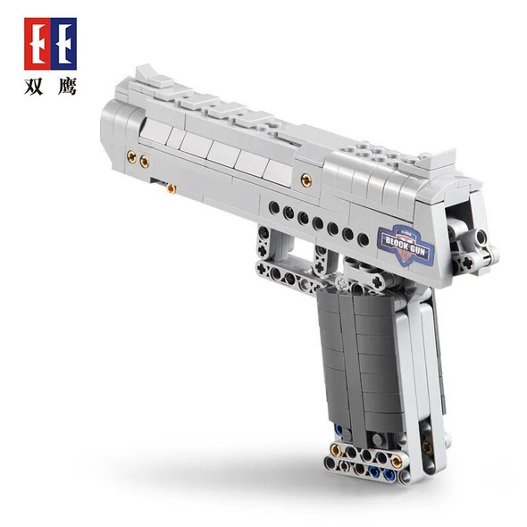 Desert Eagle Pistol Compatible With Lego Can Launch Building Block Gun Eat Chicken Assembly GunToys Nerf gun Gun toy FOR Kids