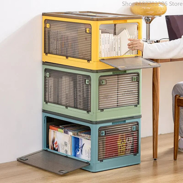Foldable Storage Box Large Capacity Transparent Home Storage Organizer For Blankets Clothes Plush Toys Sundries 40.5x29x24.5cm Foldable Storage Box Large Capacity Transparent Home Storage Organizer For Blankets Clothes Plush Toys Sundries 40.5x29x24.5cm