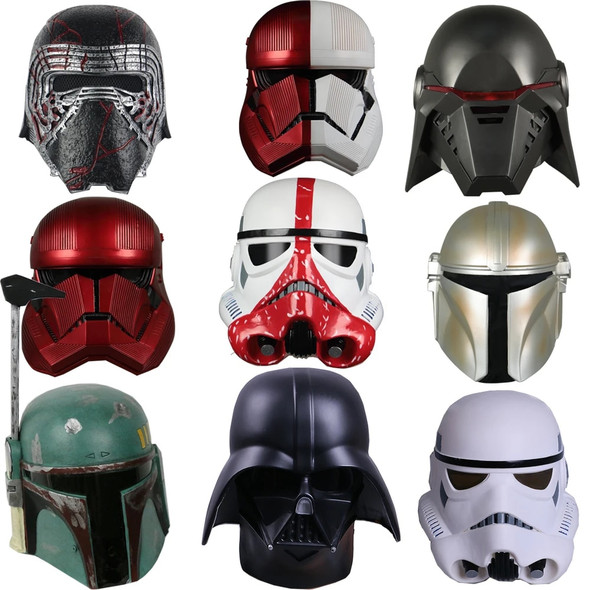 Disney Star Wars Helmet The Mandalorian Cosplay Mask Soldier Warrior PVC Helmet Darth Vader Stormtrooper Prop