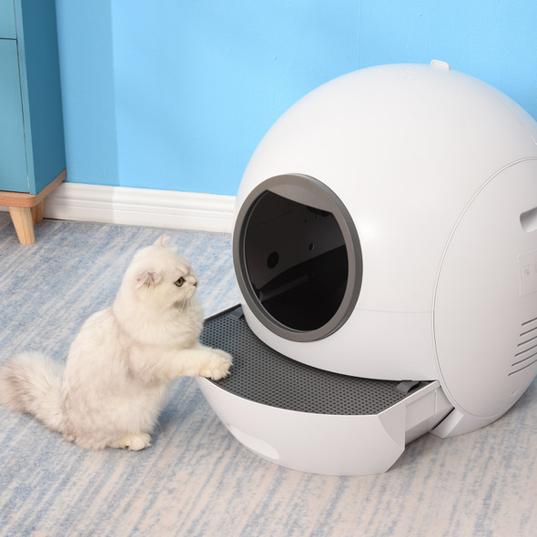 Wifi And App Self-Cleaning Mult-Cat Litter Box Smart Pet Automatic Litter Box Large Fully Closed Anti Splash Cats Toilet Drawer